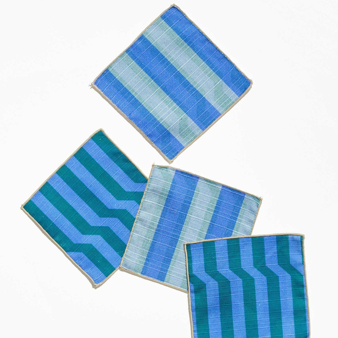 Cocktail Napkins Double Sided Stripe