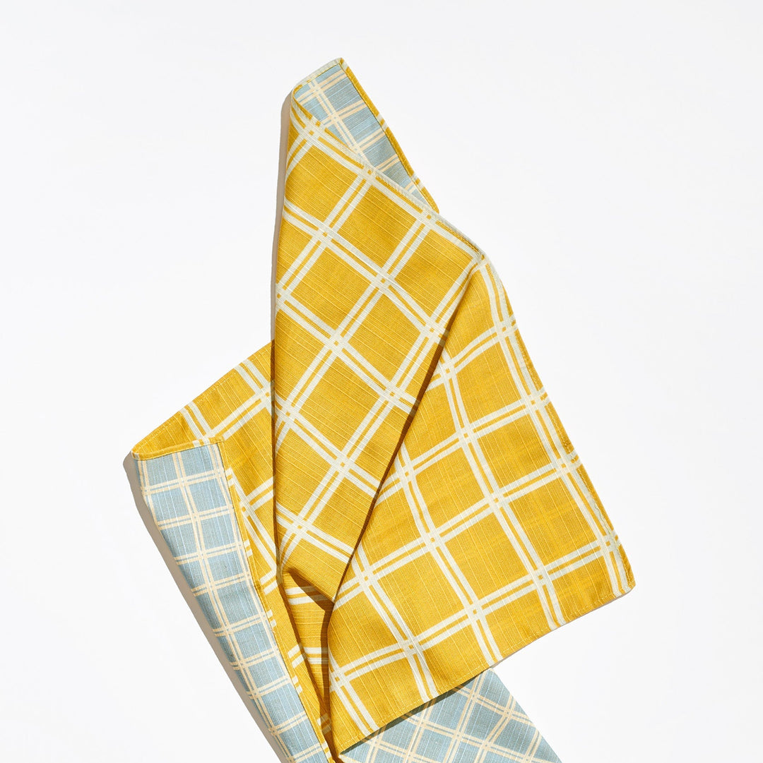 Dinner Napkins Double Sided Grid - High Season