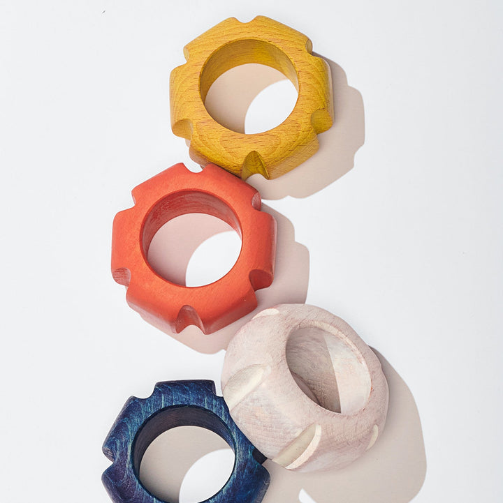 Asterisk Napkin Ring Set