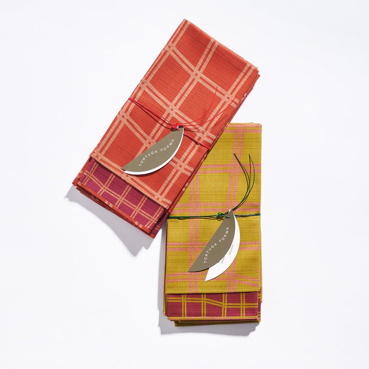 Dinner Napkins Double Sided Grid - High Season