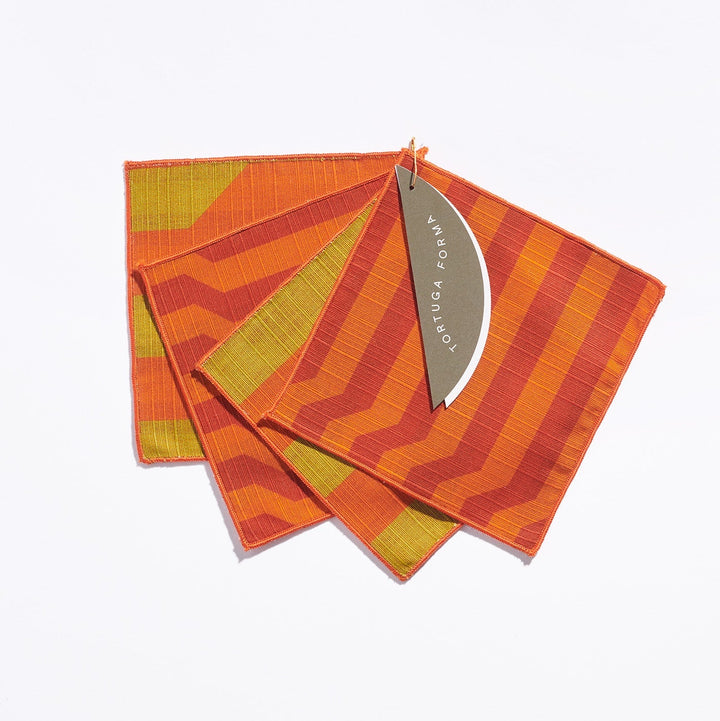 Cocktail Napkins Double Sided Stripe