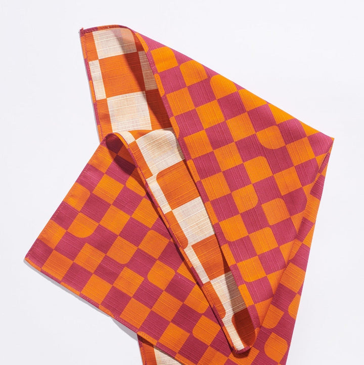 Dinner Napkins Double Sided Checker - High Season