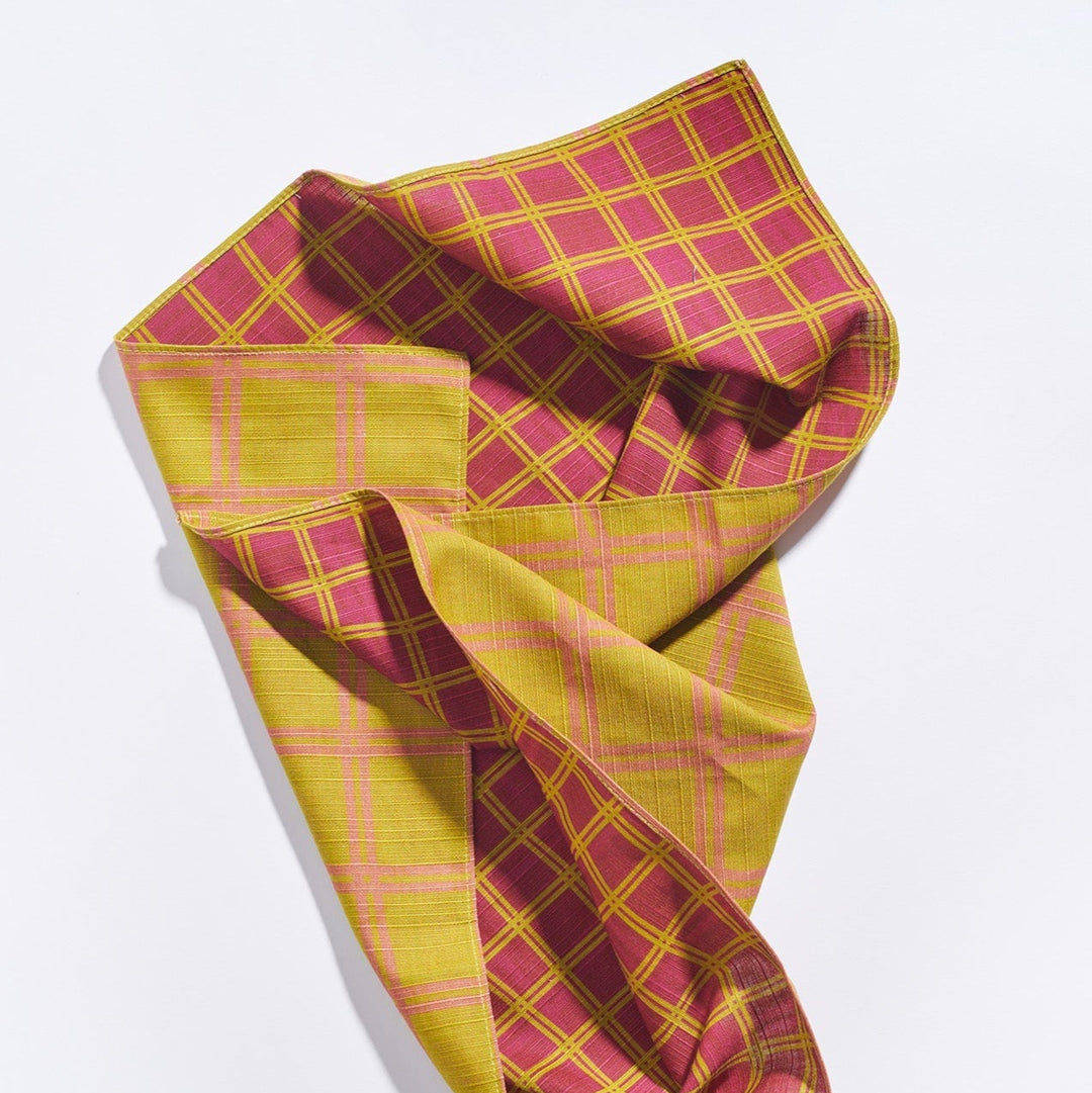 Dinner Napkins Double Sided Grid - High Season