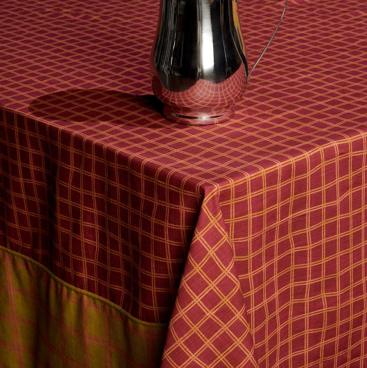 Tablecloth Reversible Grid