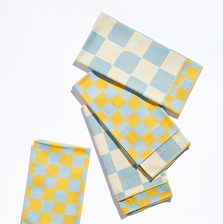 Dinner Napkins Double Sided Checker - High Season