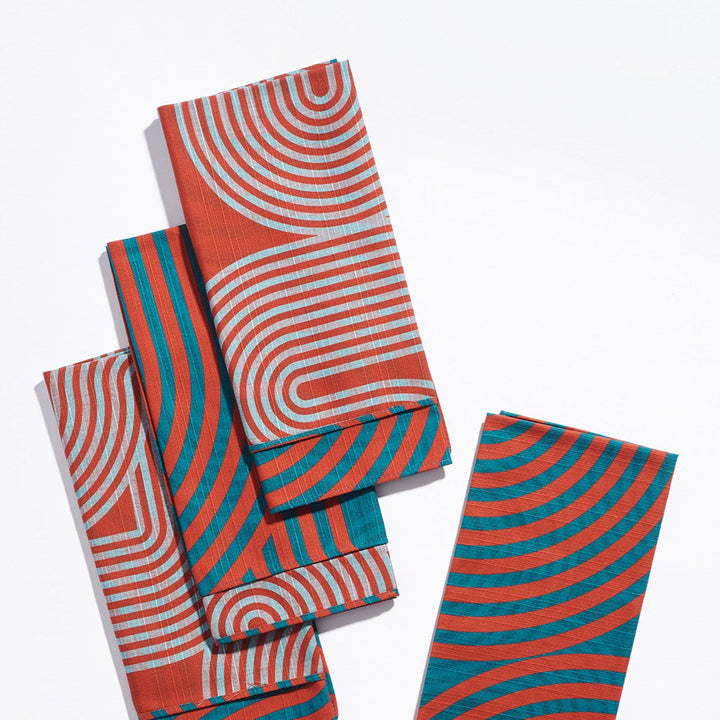 Dinner Napkins Double Sided Comb - High Season