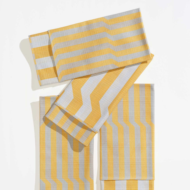Dinner Napkins Double Sided Stripe - Quiet Season