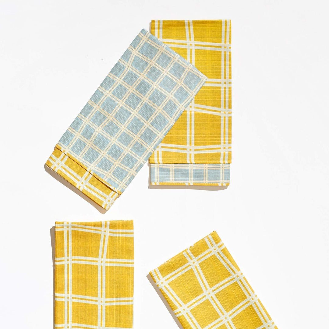 Dinner Napkins Double Sided Grid - High Season