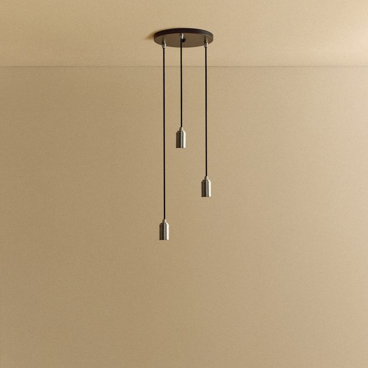 Triple Pendant in Stainless Steel
