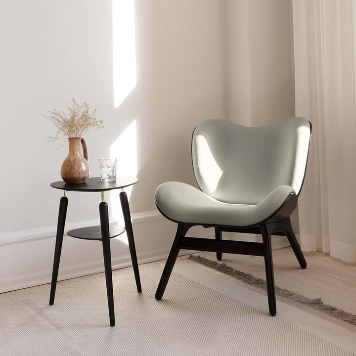 UMAGE A Conversation Piece Lounge Chair, Low, Dark Oak