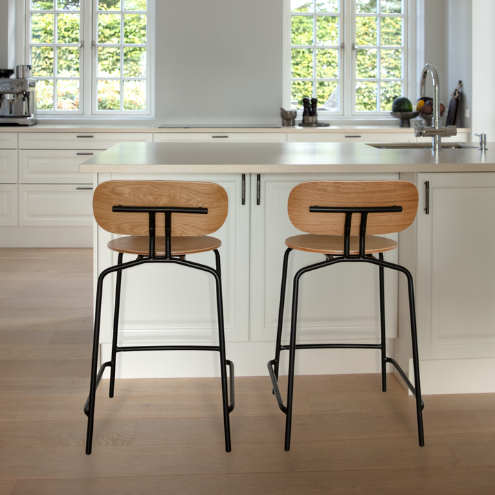 UMAGE Curious Counter Stool, Black Legs
