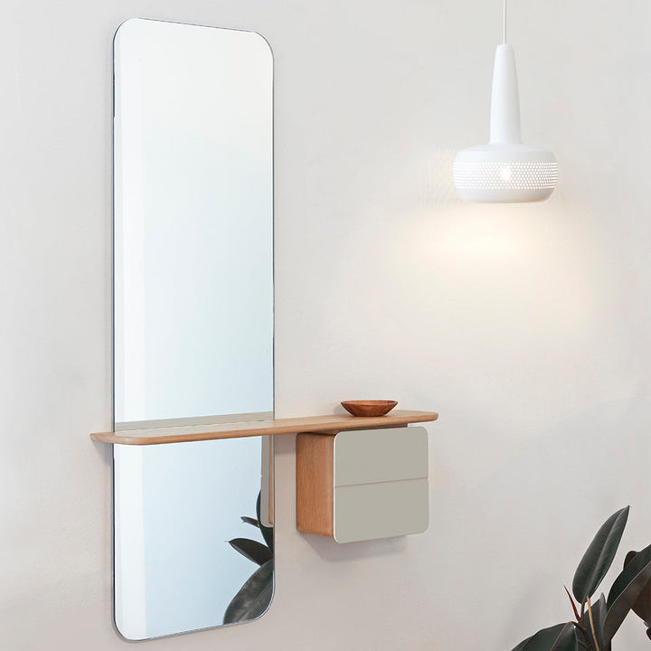 UMAGE One More Look Mirror, Oak