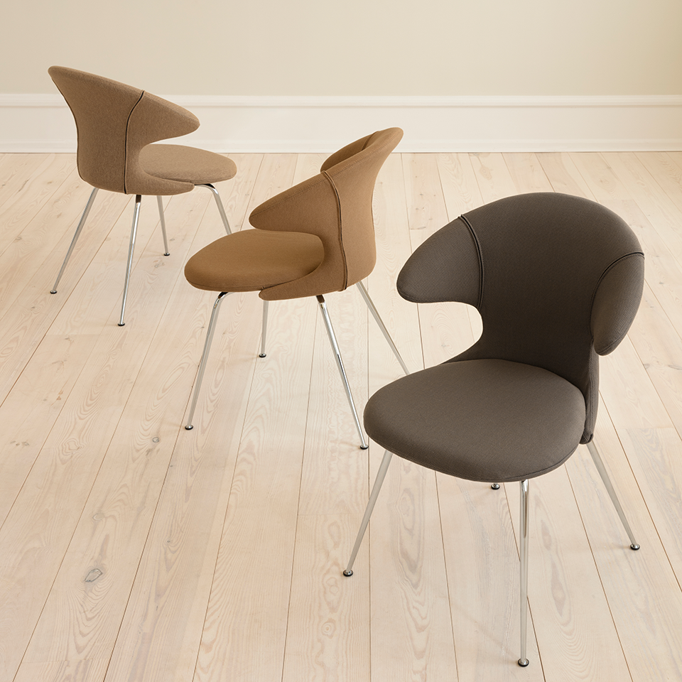 UMAGE Time Flies Chair, Horizons, Chrome Legs