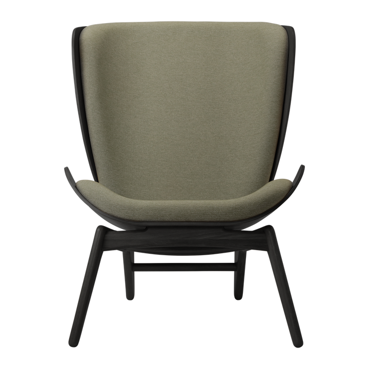 UMAGE The Reader Wing Chair, Black Oak