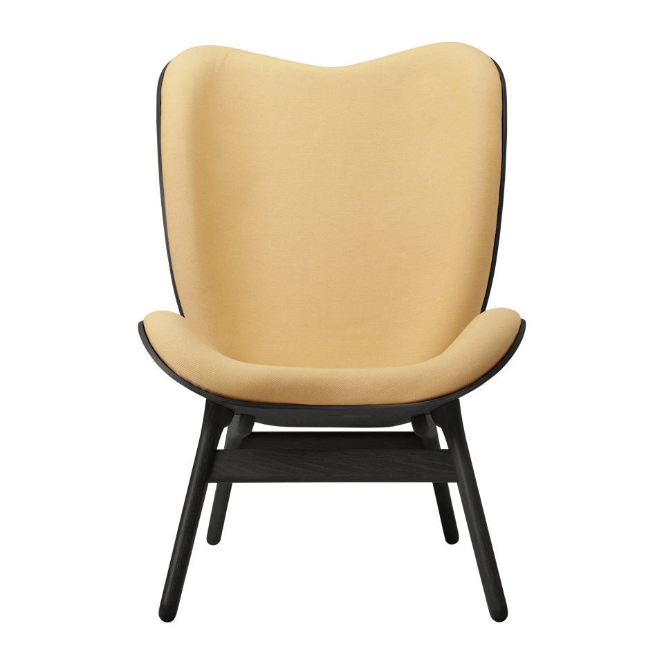 UMAGE A Conversation Piece Lounge Chair, Tall, Dark Oak
