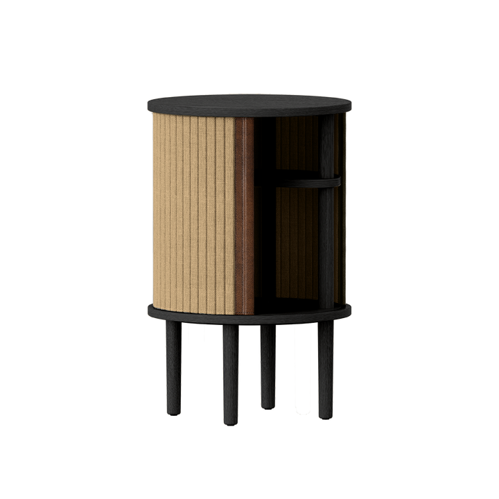 UMAGE Audacious Side Table, Black Oak