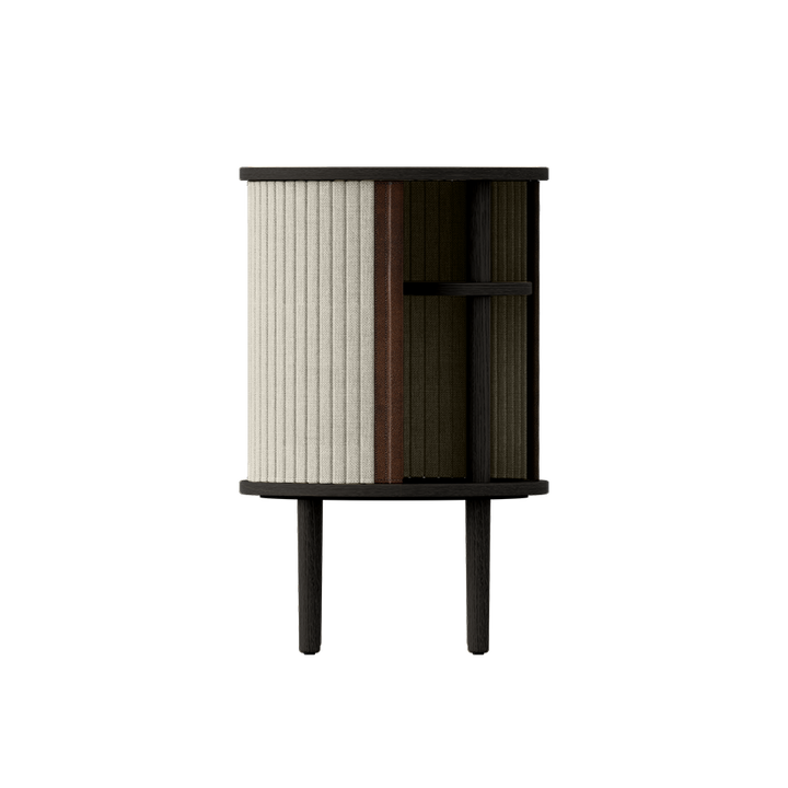 UMAGE Audacious Side Table, Black Oak