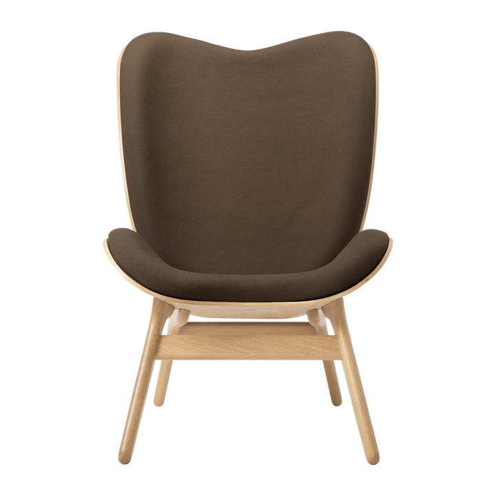 UMAGE A Conversation Piece Lounge Chair, Tall, Oak