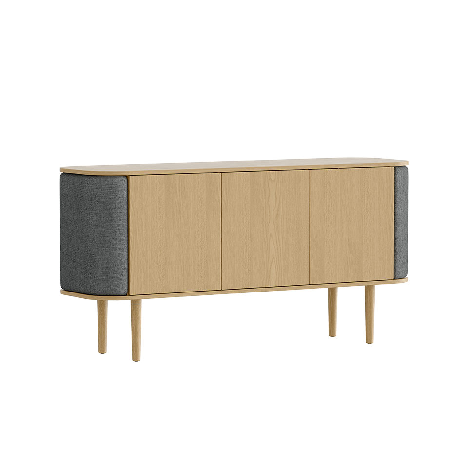 UMAGE Treasures Cabinet 3 Doors, Oak