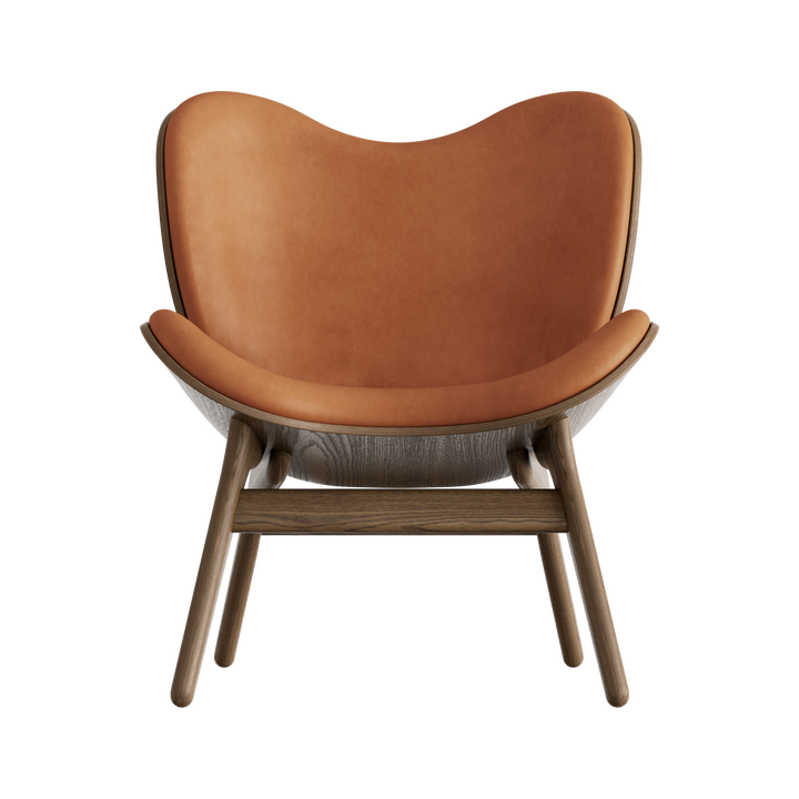 UMAGE A Conversation Piece Lounge Chair, Low, Dark Oak