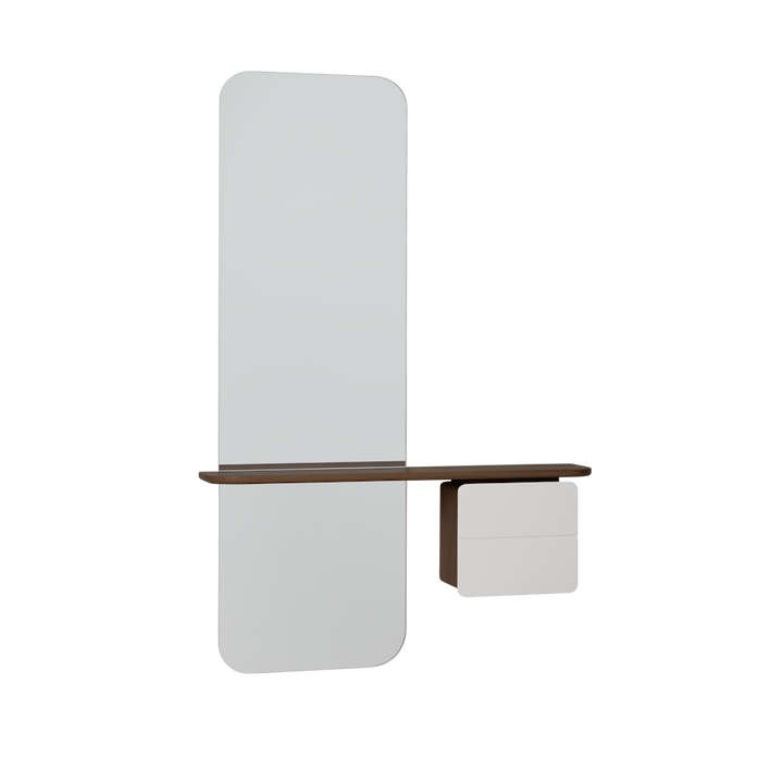 UMAGE One More Look Mirror, Dark Oak