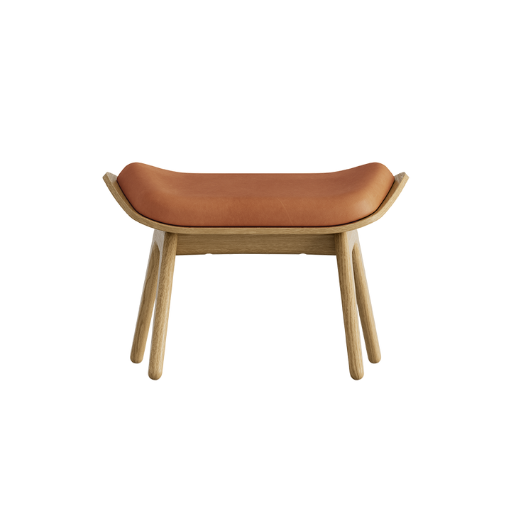 UMAGE The Reader Ottoman, Oak