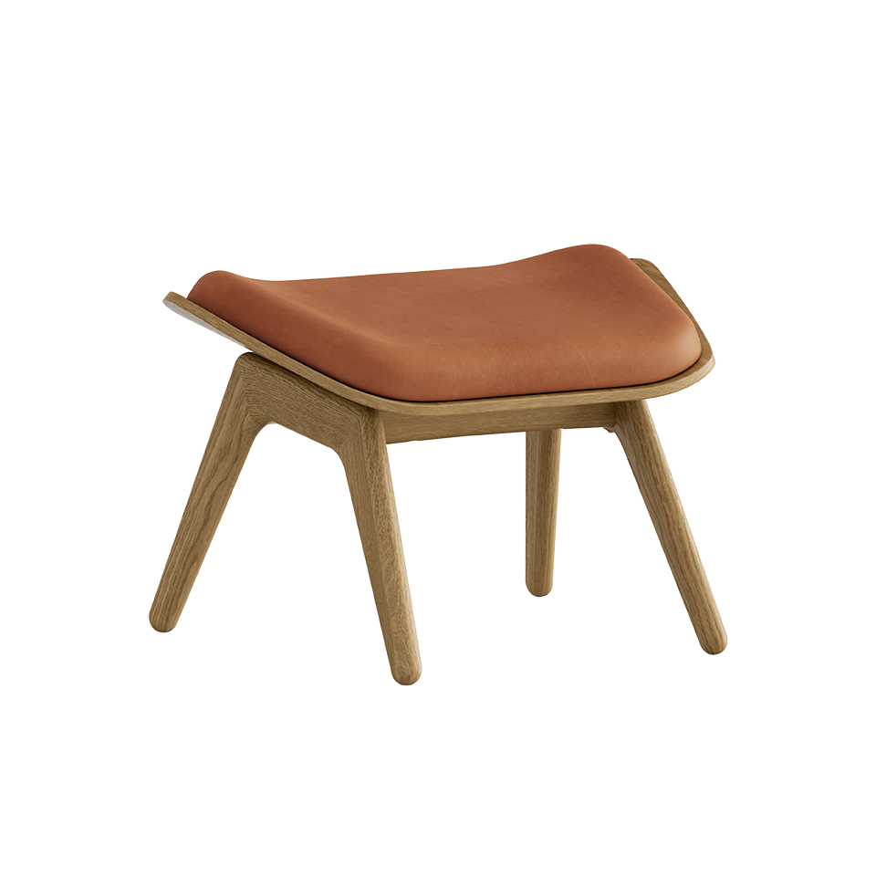 UMAGE The Reader Ottoman, Oak