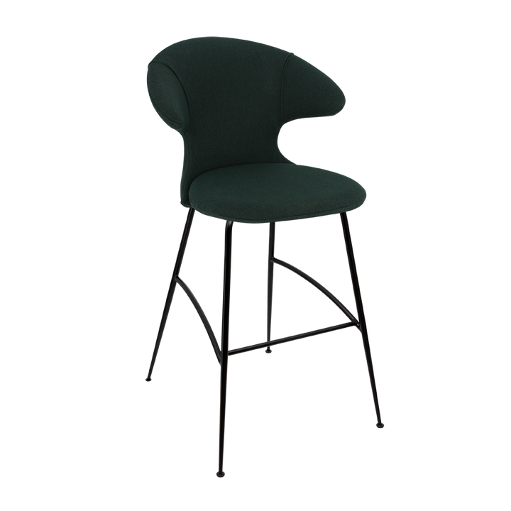 UMAGE Time Flies Bar Stool, Black Legs