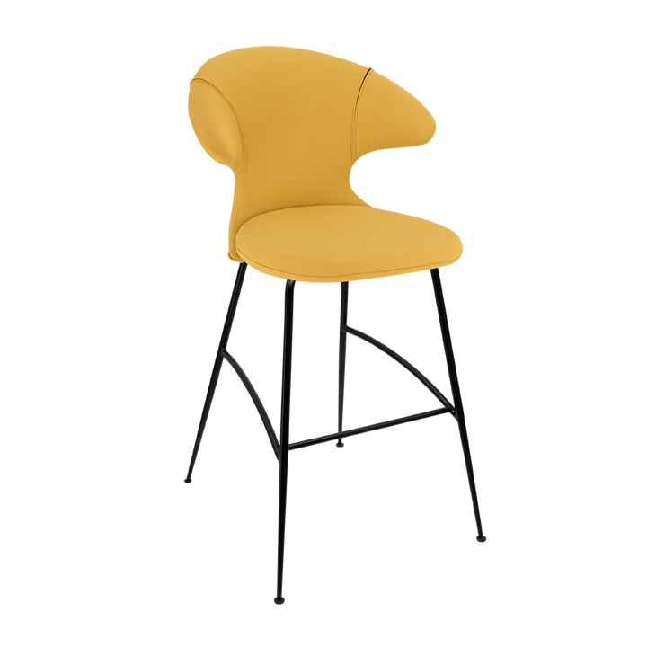 UMAGE Time Flies Bar Stool, Black Legs