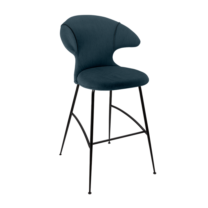 UMAGE Time Flies Bar Stool, Black Legs