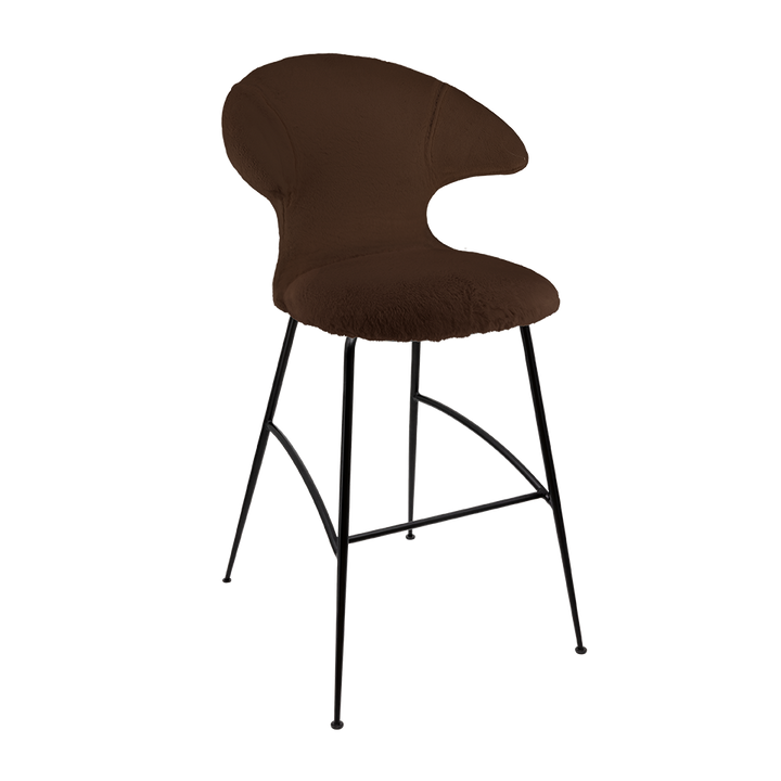 UMAGE Time Flies Bar Stool, Black Legs