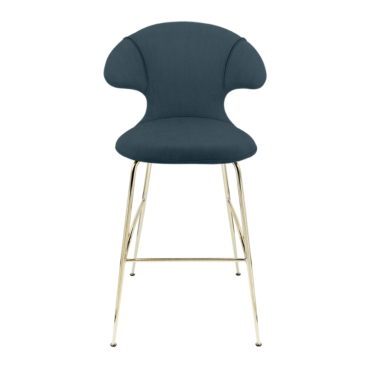UMAGE Time Flies Bar Stool, Brass Legs