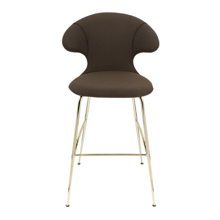 UMAGE Time Flies Bar Stool, Brass Legs