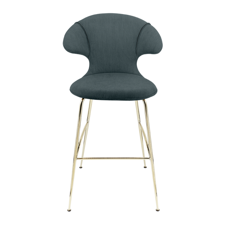 UMAGE Time Flies Bar Stool, Brass Legs
