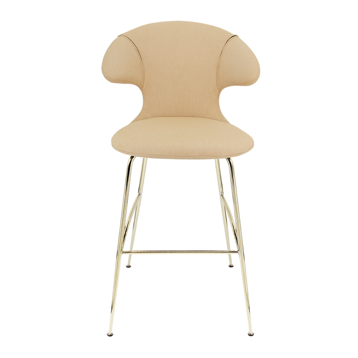 UMAGE Time Flies Bar Stool, Brass Legs