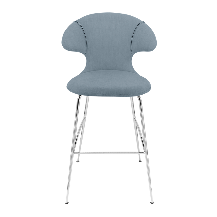 UMAGE Time Flies Bar Stool, Chrome Legs