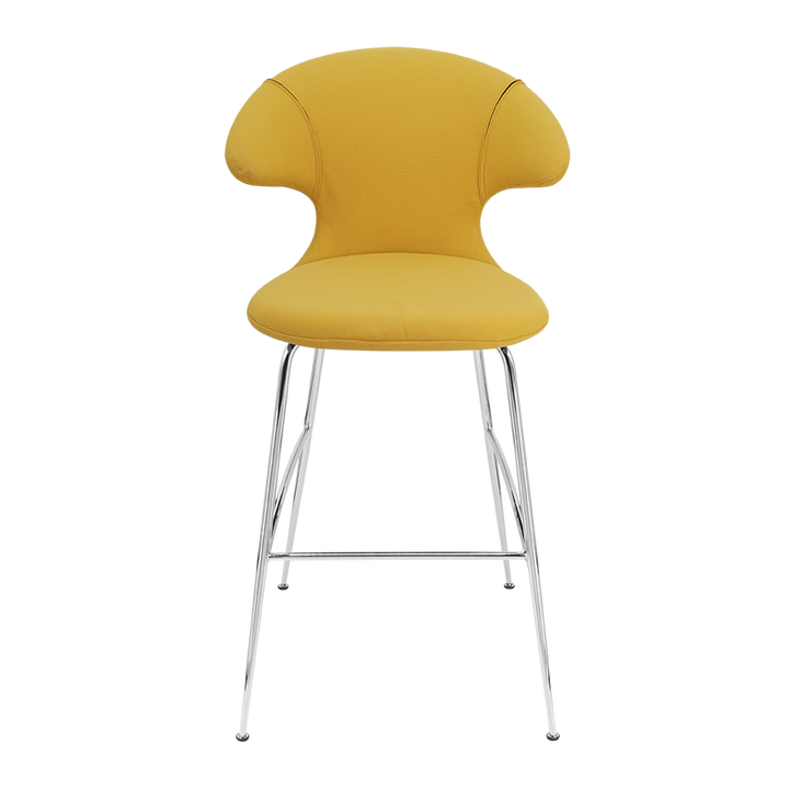 UMAGE Time Flies Bar Stool, Chrome Legs