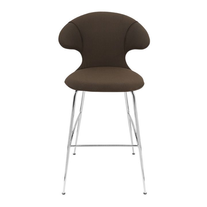 UMAGE Time Flies Bar Stool, Chrome Legs