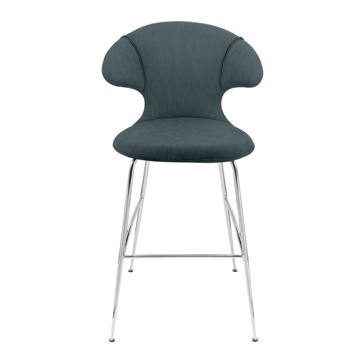 UMAGE Time Flies Bar Stool, Chrome Legs