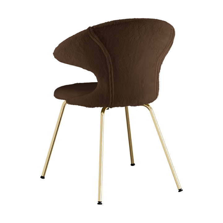 UMAGE Time Flies Chair, Teddy Bear, Brass Legs