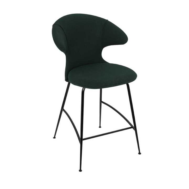 UMAGE Time Flies Counter Stool, Black Legs