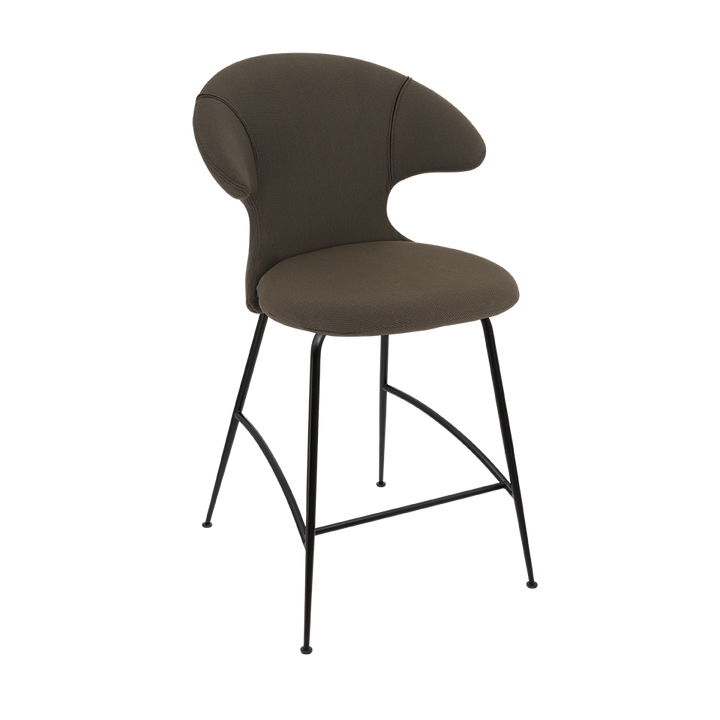 UMAGE Time Flies Counter Stool, Black Legs