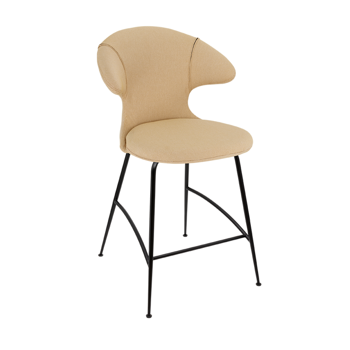 UMAGE Time Flies Counter Stool, Black Legs
