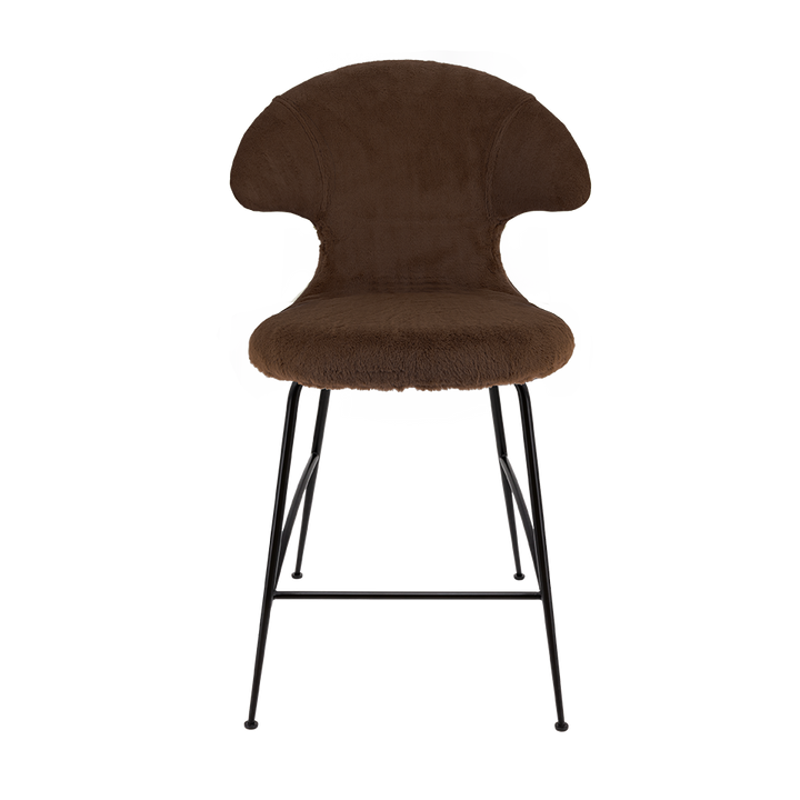 UMAGE Time Flies Counter Stool, Black Legs