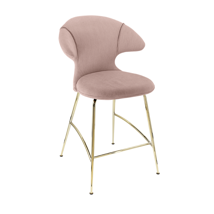 UMAGE Time Flies Counter Stool, Brass Legs