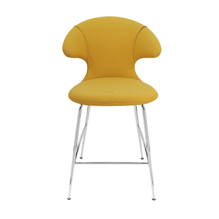 UMAGE Time Flies Counter Stool, Chrome Legs