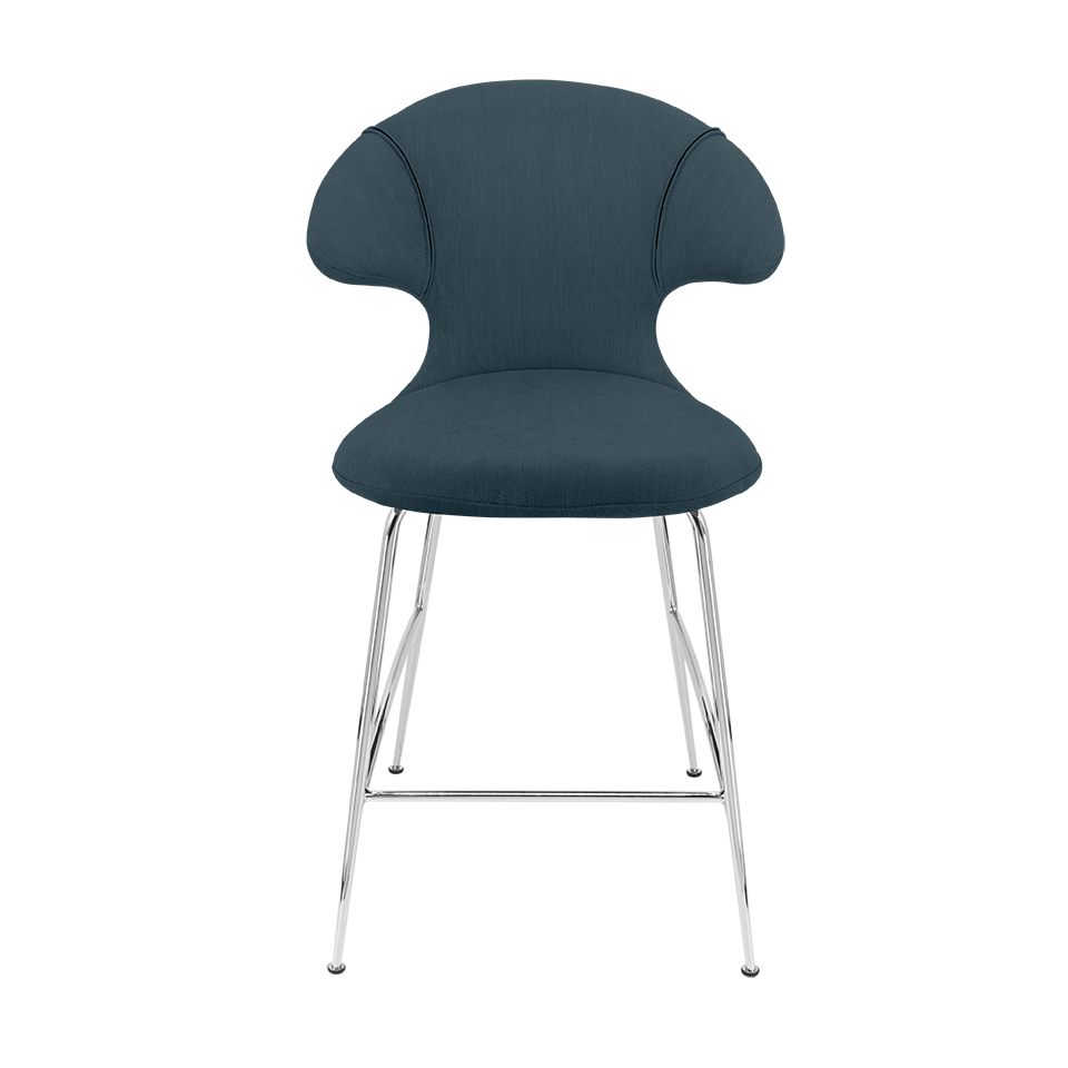 UMAGE Time Flies Counter Stool, Chrome Legs