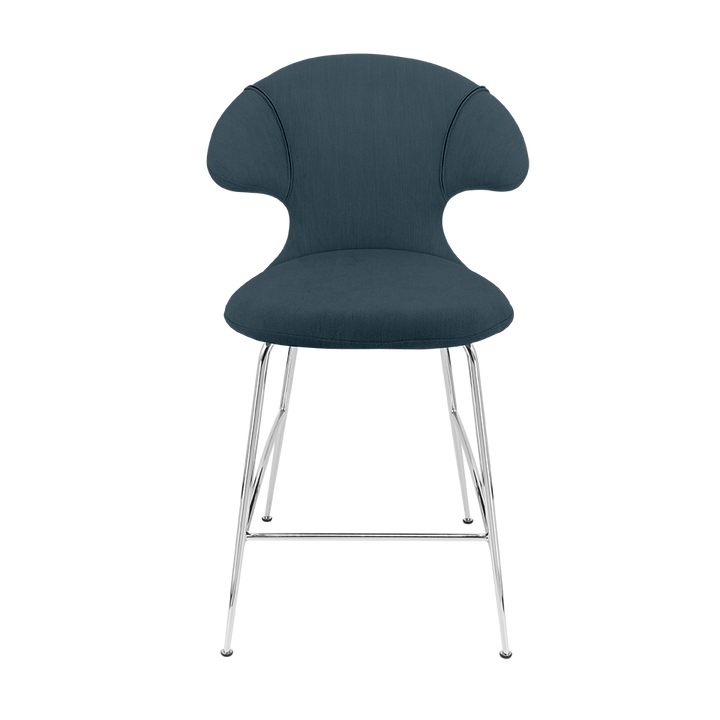 UMAGE Time Flies Counter Stool, Chrome Legs