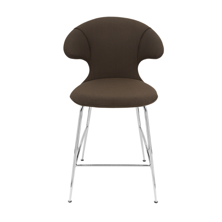 UMAGE Time Flies Counter Stool, Chrome Legs