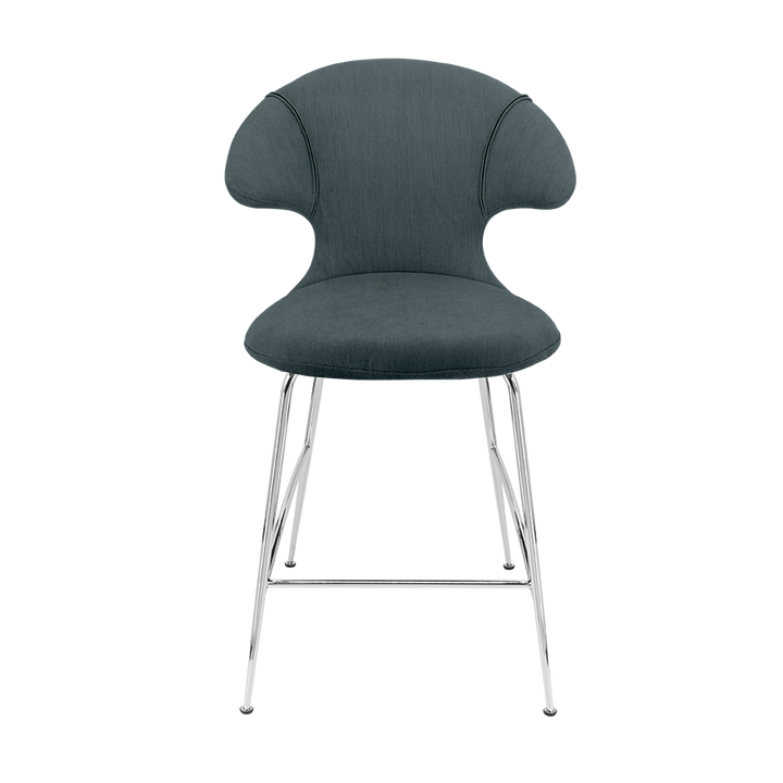 UMAGE Time Flies Counter Stool, Chrome Legs